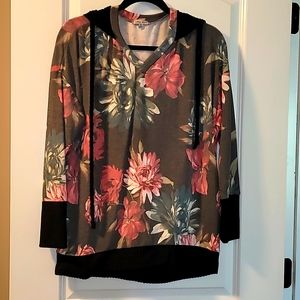 White Birch Hooded Top